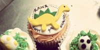 dinosaur cupcakes