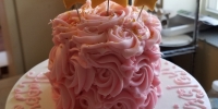 Pink & Gold Star Smashcake