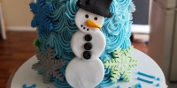 Snowman Smashcake