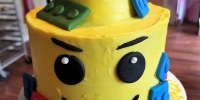 Lego Man Mini Cake