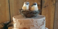 bird wedding tier